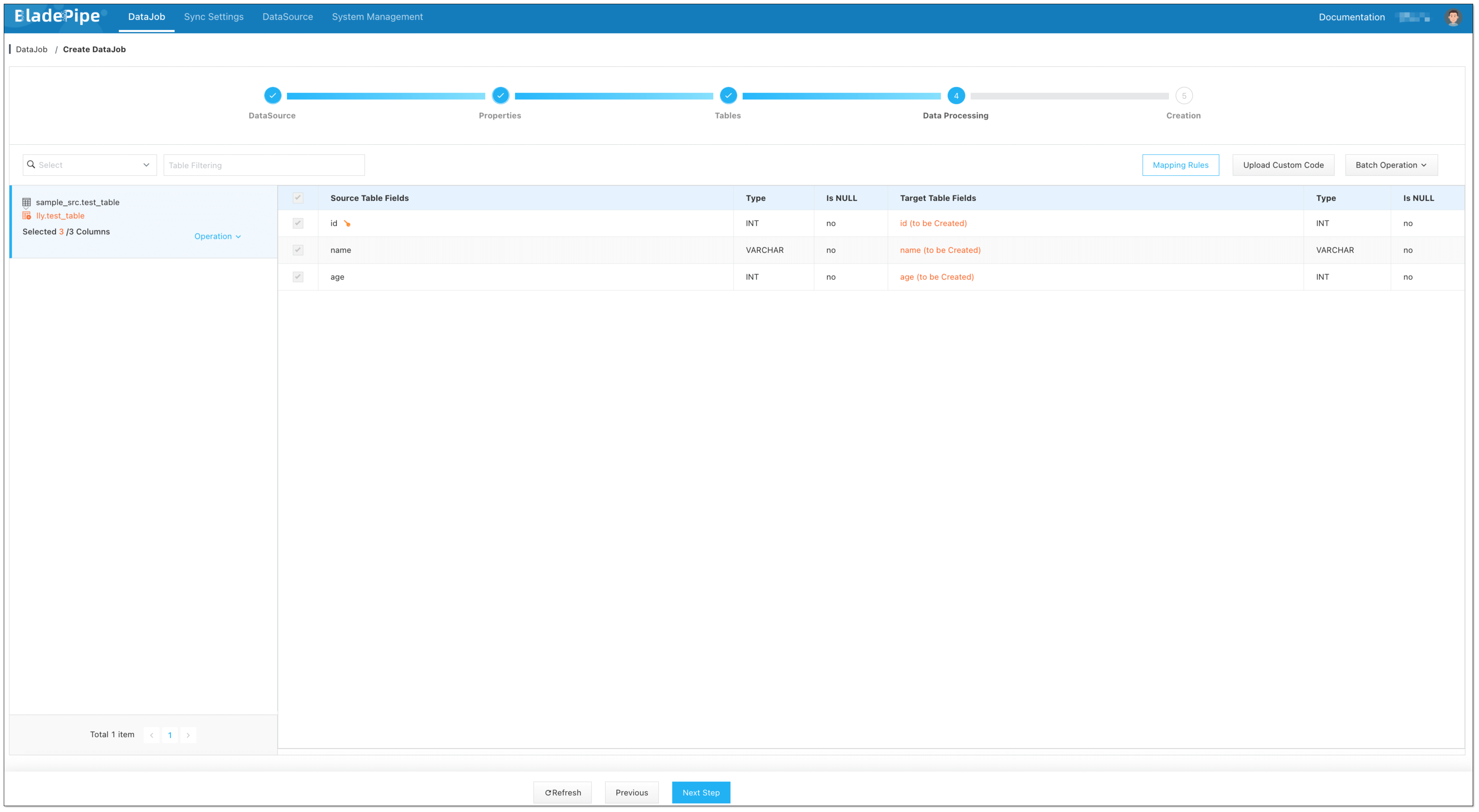 Create a DataJob-4