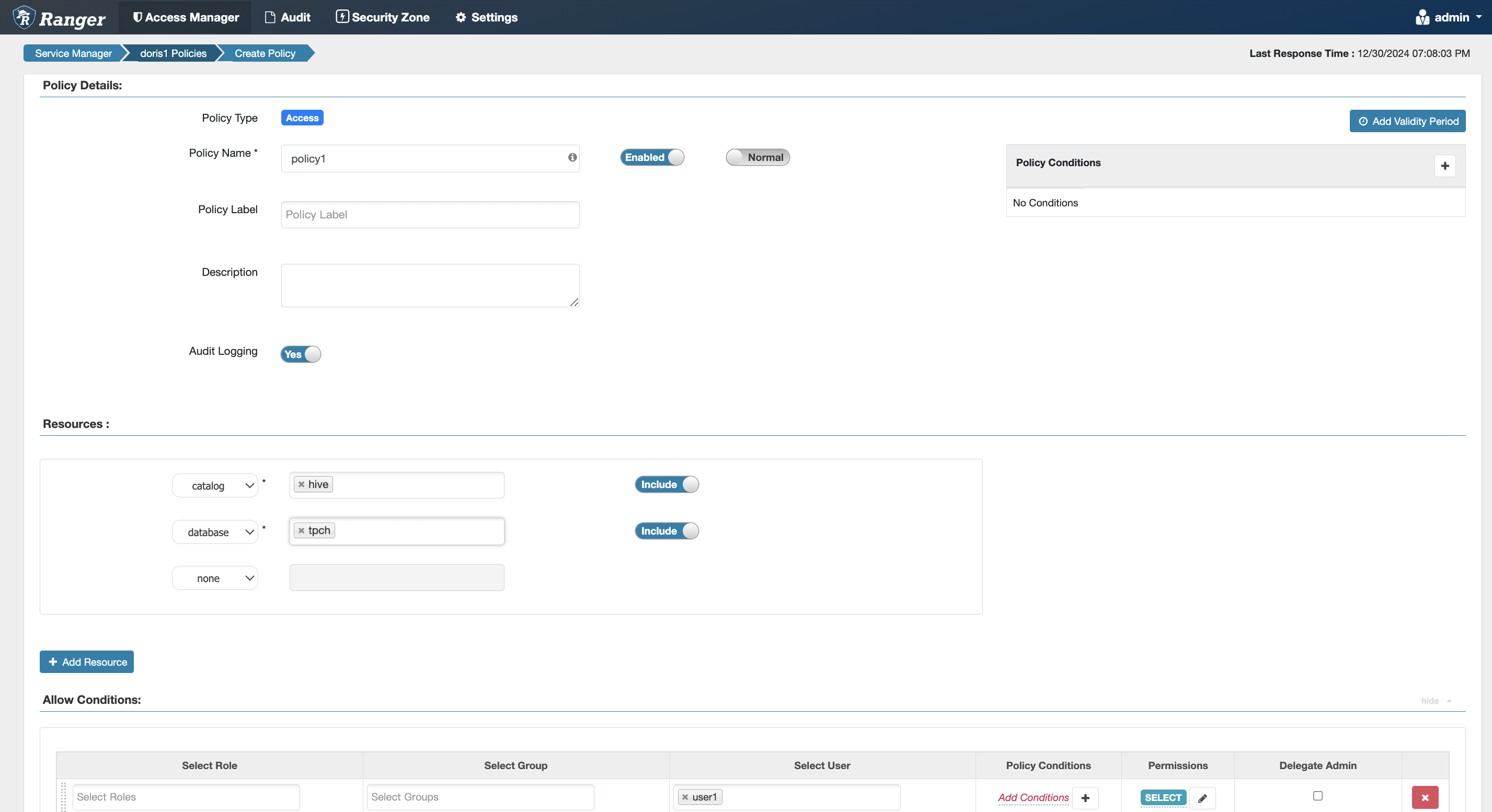 Database Permissions