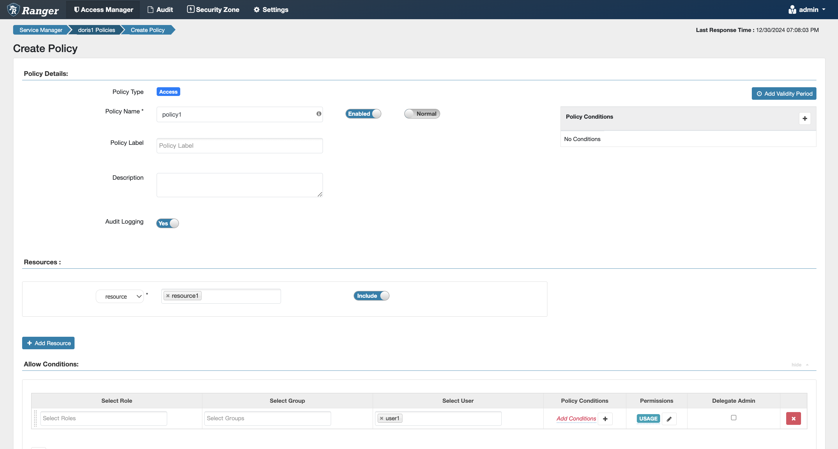 Resource Permissions